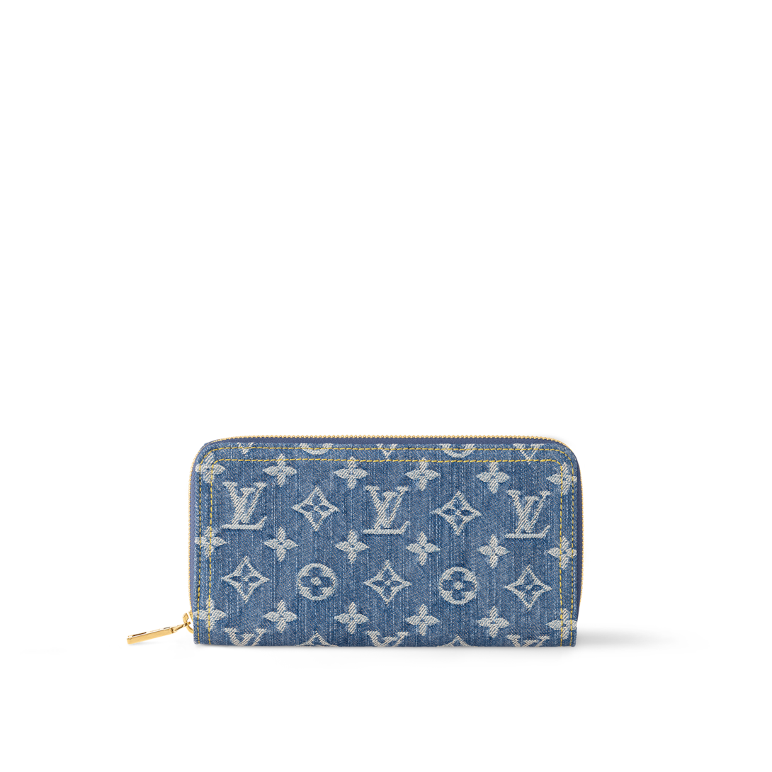 Zippy Wallet Monogram Denim - Wallets and Small Leather Goods 